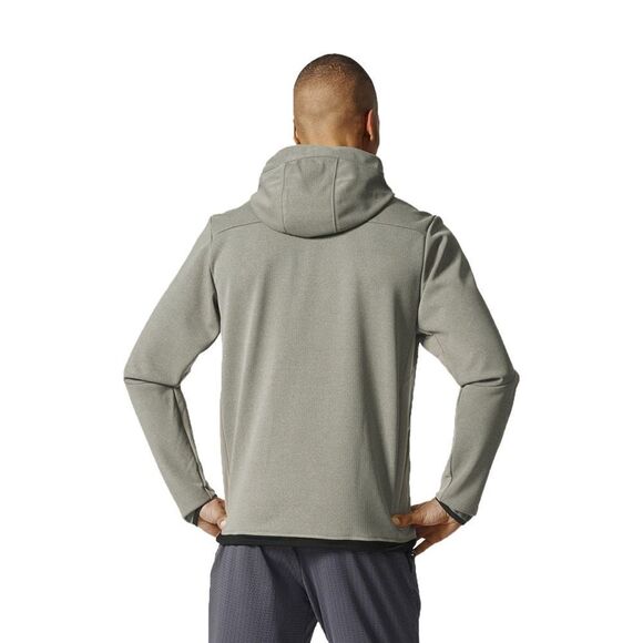 New! ADIDAS Climaheat Men's Hooded Workout Jacket Color Trace Cargo Size XL - Picture 2 of 6